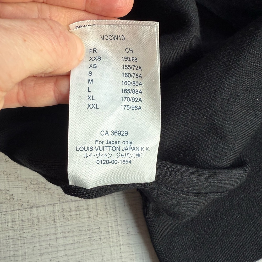 Louis Vuitton Black Cashmere Blend Cardigan Women Brass Embellishments Size M - Picture 9 of 12